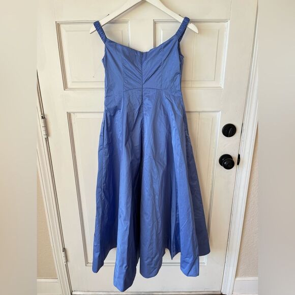 Nwt Free People Alinda Midi Dress in Blue Iris - Picture 4 of 6